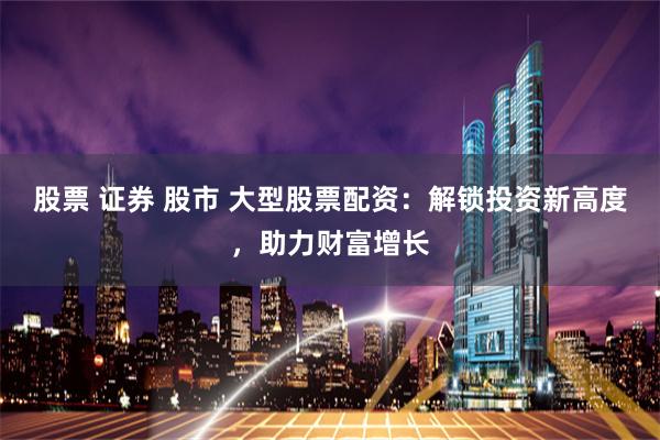 股票 证券 股市 大型股票配资:解锁投资新高度,助力财富增长